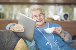 Portrait of a beautiful senior woman